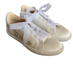 Betsey Johnson Bridal Sneakers! Size 10, Great Condition!